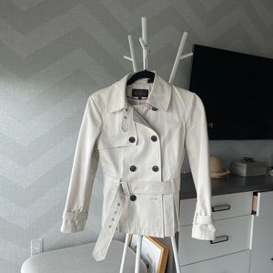 Ben Sherman cropped cotton trench coat